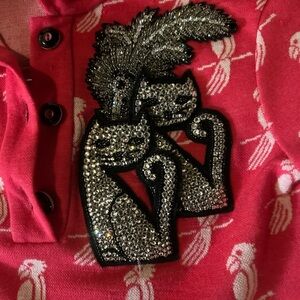 Miu Miu Red Mesh Top